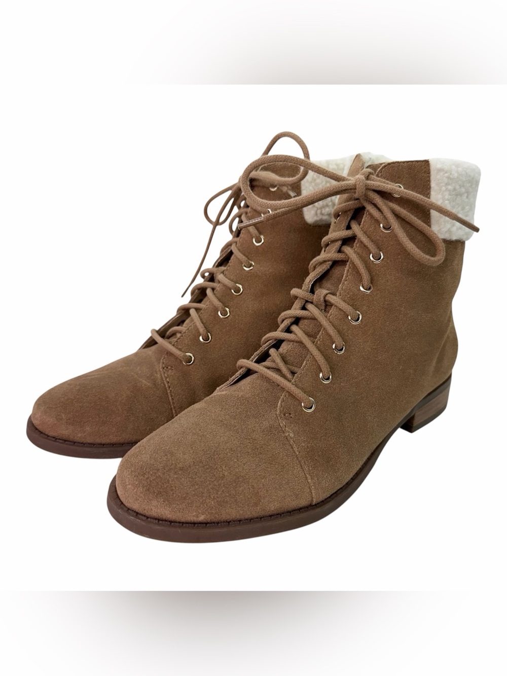 Sole Society Nadima Women’s Lace-Up Ankle Boots Size 8.5